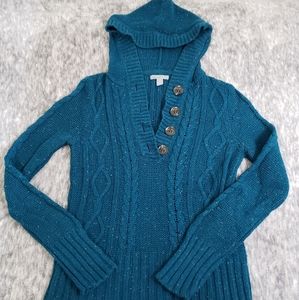 dELiA*s pullover sweater with hoodie